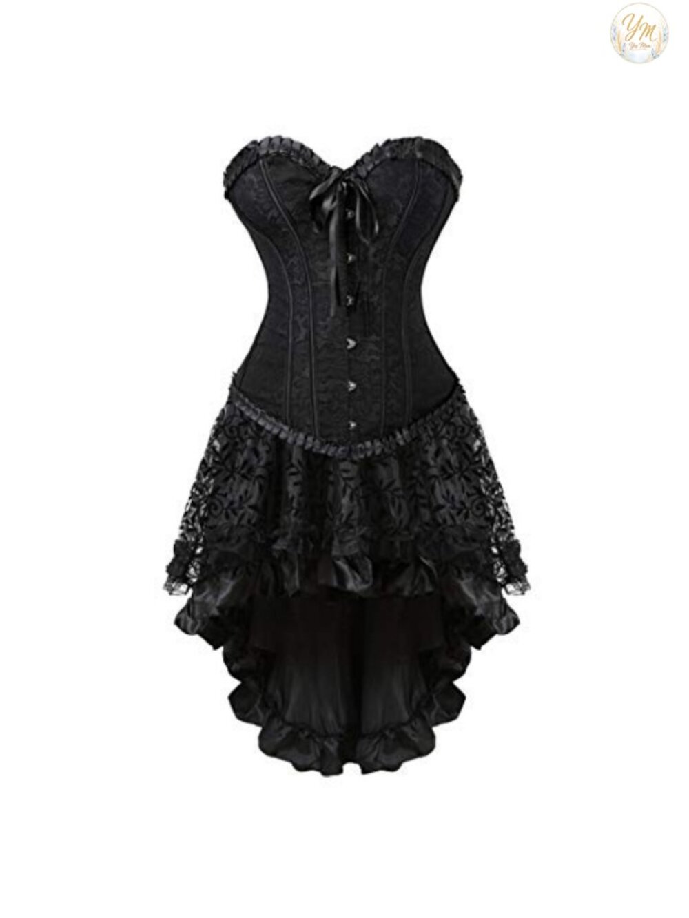 Steampunk Corset Dress Set Renaissance Burlesque Costume